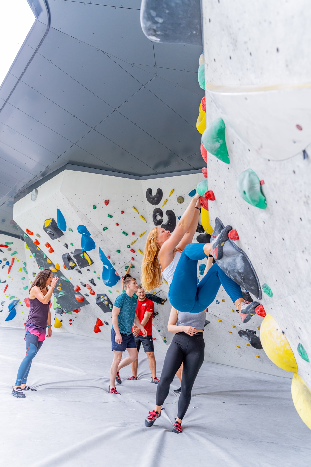 Gruppe Bouldern Außenbereich